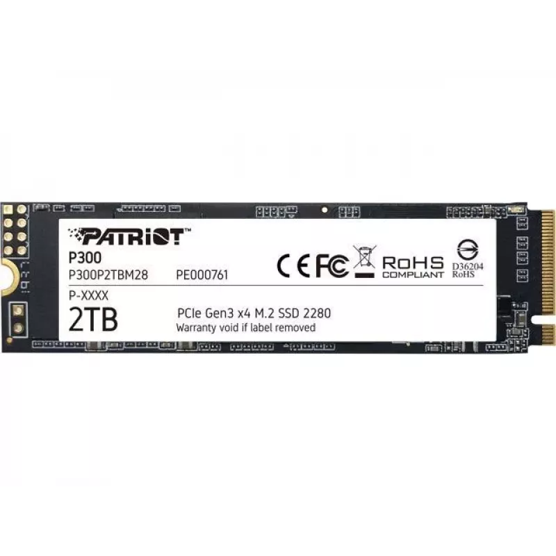 SSD-ketas Patriot Memory 2 TB M.2 PCI Express 3.0 NVMe P300