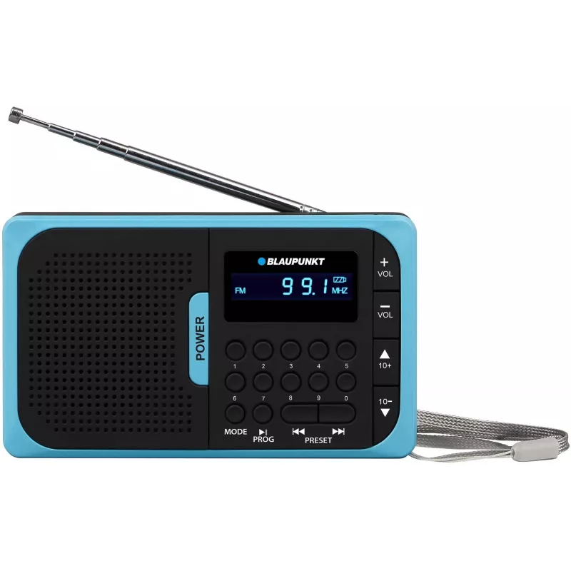 Blaupunkt PR5BL raadio Analoog Must,Sinine