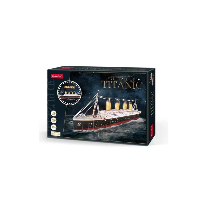 3D Puzzle CubicFun Titanic LED