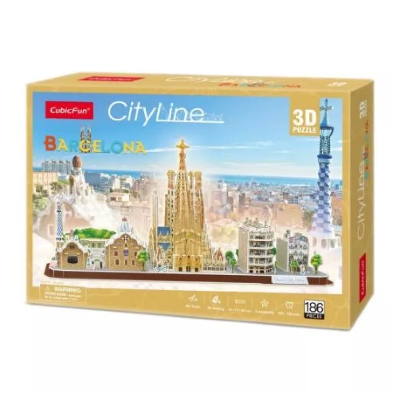 3D pusle - Barcelona - Raskusaste: 4/8