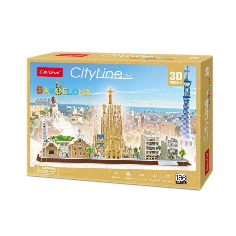 3D pusle - Barcelona - Raskusaste: 4/8