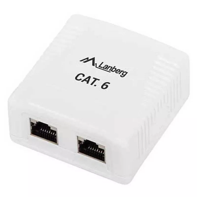 Lanberg OS6-0002-W kaabel Interface/Gender Adapter 2 X RJ-45 Valge (OS6-0002-W)