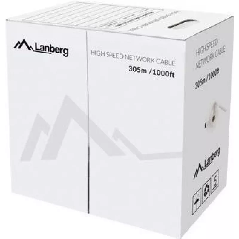 Võrgukaabel Lanberg LCU5-12CU-0305-B U/UTP Cat5e 305 m sinine