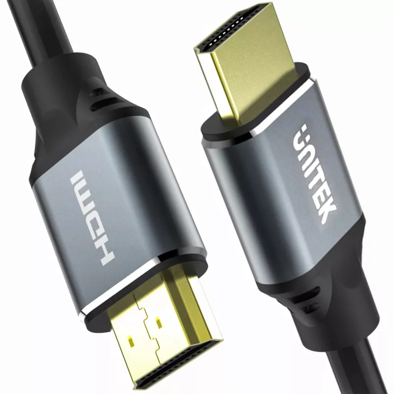 HDMI-kaabel Unitek C137W 1,5 m, HDMI 2.1, 48 Gbit/s, 4K/8K 2160p, 120 Hz, ARC, Ethernet, kullatud