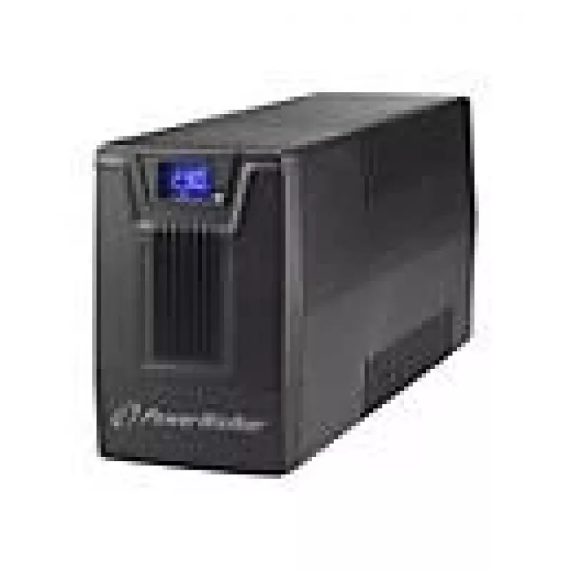 Katkematu toiteallikas PowerWalker VI 800 SCL FR — Line‑interaktiivne UPS 0,8 kVA (480 W), 2 Type E pistikupesa, USB, RJ-45/RJ-11, 12V 9Ah aku, torn, must