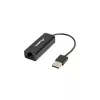 Võrguliidese kaart LANBERG NC-0100-01 USB 10 Gbit/s, hot-swap, kaabel 0,15 m, must