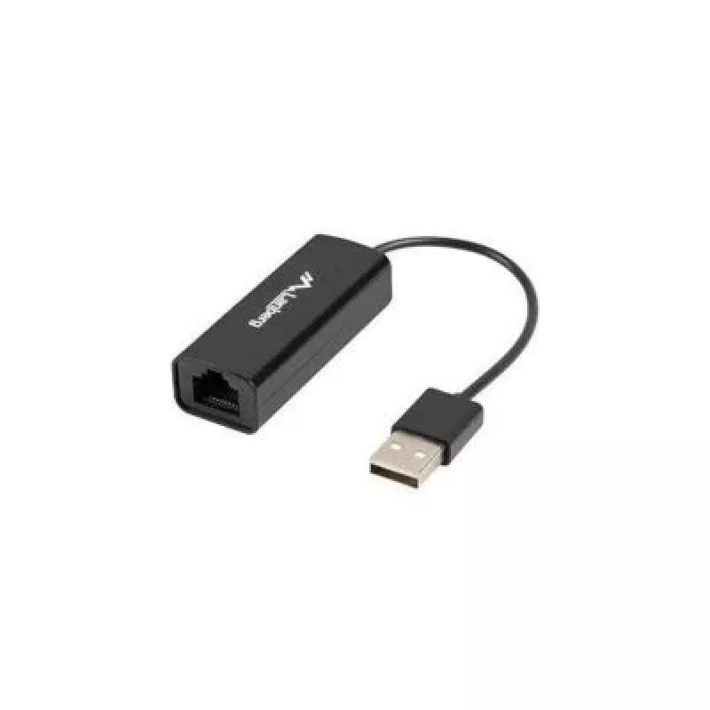 Võrguliidese kaart LANBERG NC-0100-01 USB 10 Gbit/s, hot-swap, kaabel 0,15 m, must