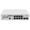 Võrgukommutaator MikroTik CSS610-8G-2S+IN — 8x Gigabit RJ-45, 2x SFP+ 10G, PoE, 12–57V sisend