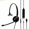 EPOS Sennheiseri peakomplekt Impact SC 635 USB-C 3,5mm USBC 3,5mm mono must hõbedane (1000669)