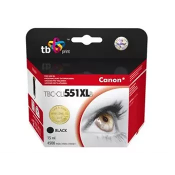 Tindikassett TB Kompat. S Canon CLI-551XL BK Must