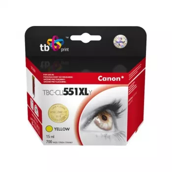 Tindikassett TB Kompat. S Canon CLI-551XL YL Kollane