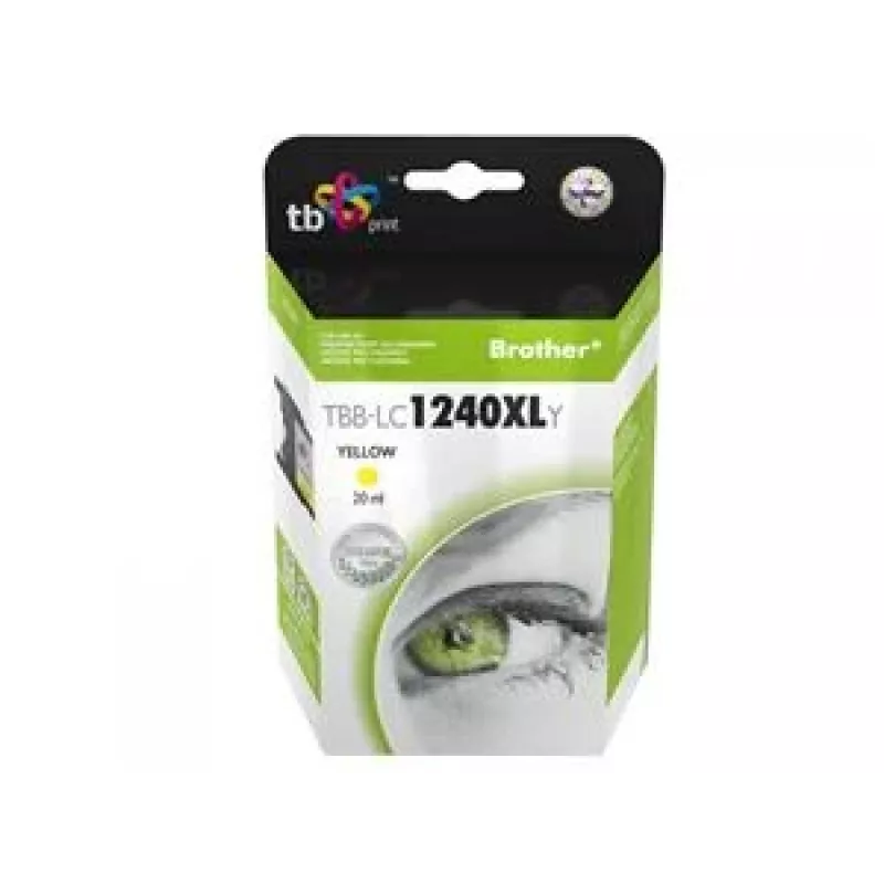 Tindikassett TB Kompat. S Brother LC1240Y 100% uus