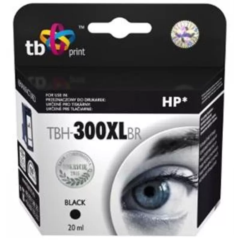 Ink HP jaoks DJ F2420 Must taastatud TBH-300XLBR