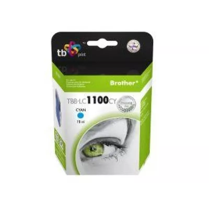 Tindikassett TBB-LC1100CY (Brother LC980/1100) tsüaan 100% uus