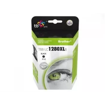 Tindikassett TB Kompat. S Brother LC 1280XLBK 100%N