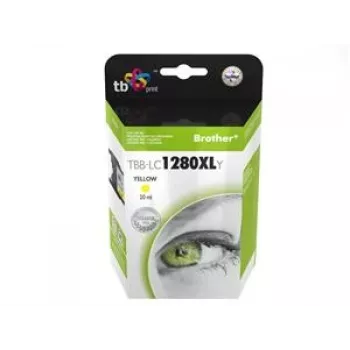 Tindikassett TB Kompat. S Brother LC1280XLY 100% N