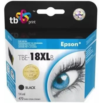 Tindikassett TB Kompat. S Epson T1811 Must 100% Uus