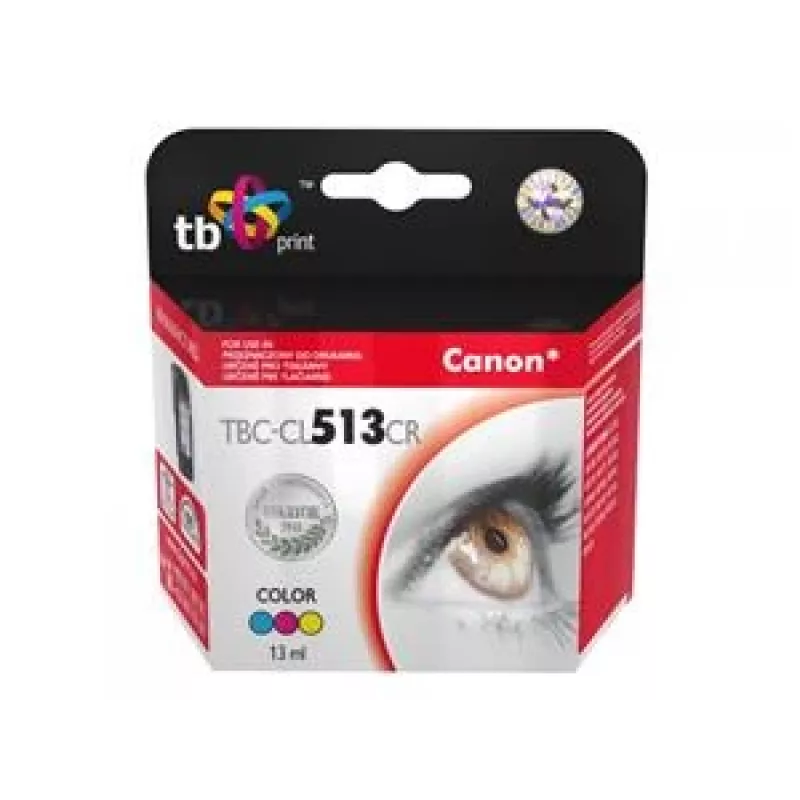 Tint Canon MP 480-le värviline taastäidetud TBC-CL513CR