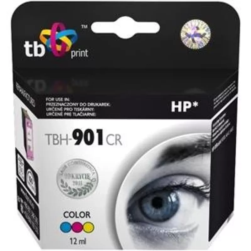 Ink HP OJ J4580 Värv taastatud TBH-901CR