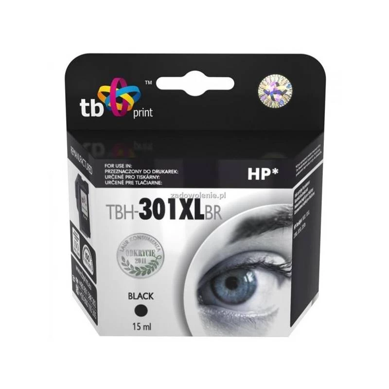 Tint printerile HP DJ1050/2050 must taastatud XL TBH-301XLBR