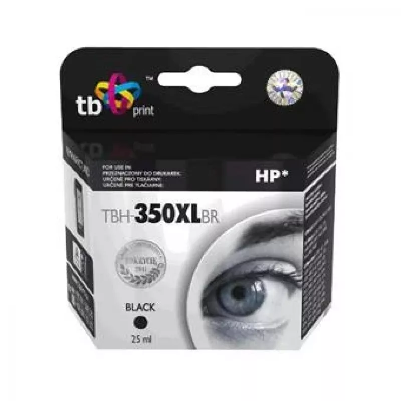 Tindiprinteri kassett HP DJ D4260 must taastootmisel TBH-350XLBR