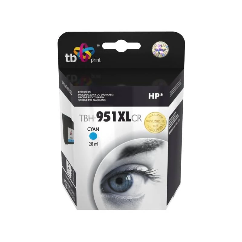 Tint HP OJ Pro 8100 tsüaan taastoodetud TBH-951XLCR