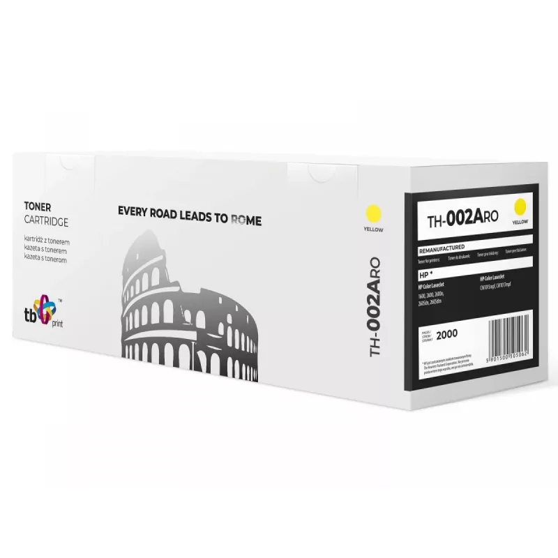 Toner TH-002ARO (HP Q6002A) kollane taastatud uus OPC