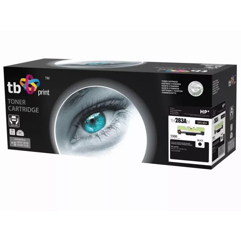 Toner TB Ühilduv HP CF283A Must (HP 125),1500, NEW