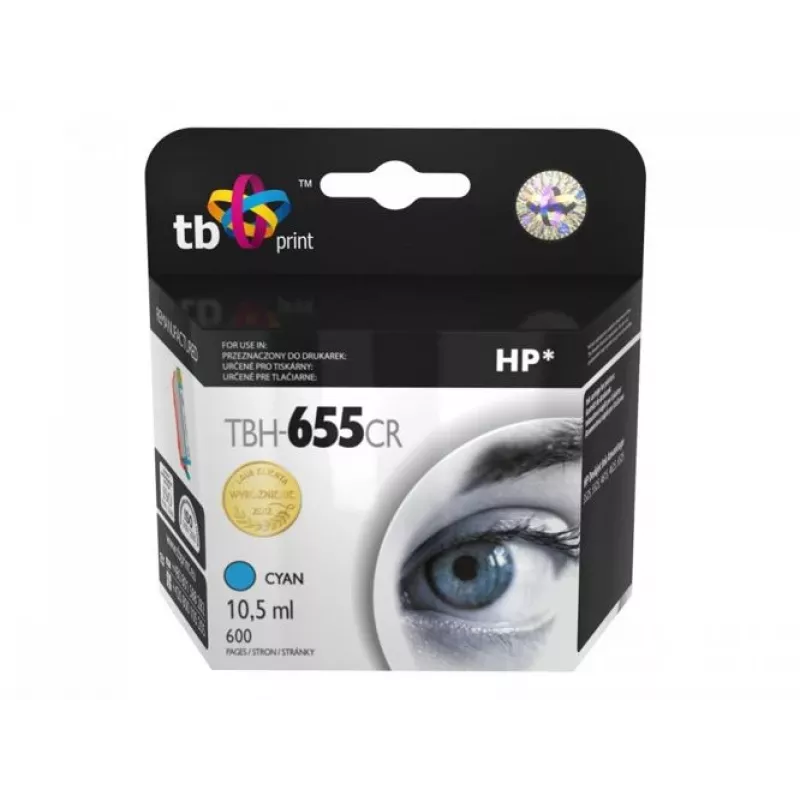 Tindikassett TB ühildub HP 655-ga, tsüaan, viide