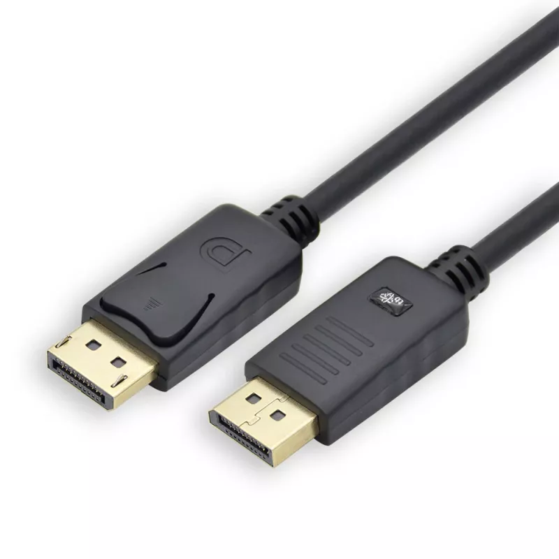 TB DisplayPort-kaabel M-M 1,8 m, must (AKTBXVDMDPPG18B)