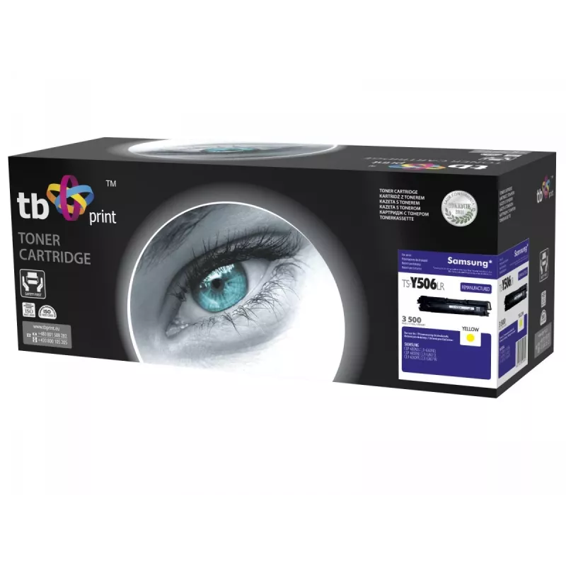 Toner TB ühildub Samsung CLT-Y506L, kollane, 3500, rem