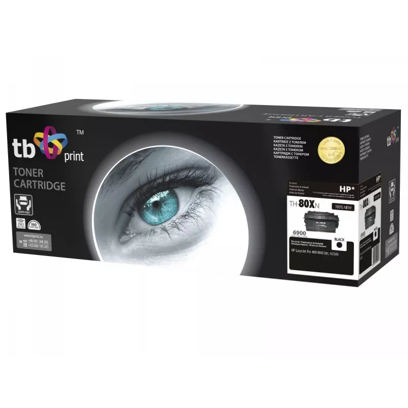 Toner TB Kompat. S HP CF280X, must, 6 900 lk, 100% uus