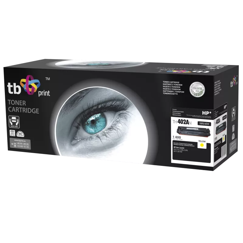 Toner TB ühildub HP CLJM252/277, YE, 1400, uus