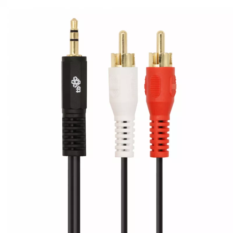 TB kaabel 3,5mm MiniJack -2x RCA M/M 1,5m (AKTBXAJ2RCA150B)