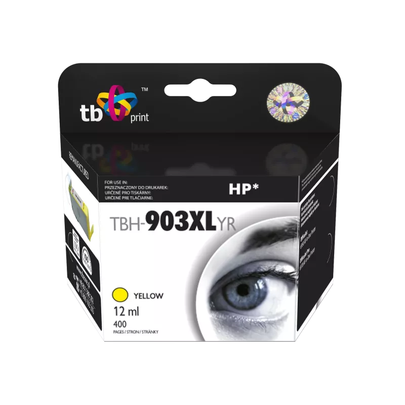 Ink HP jaoks OJ 6950 AiO TBH-903XLYR kollane refabrication