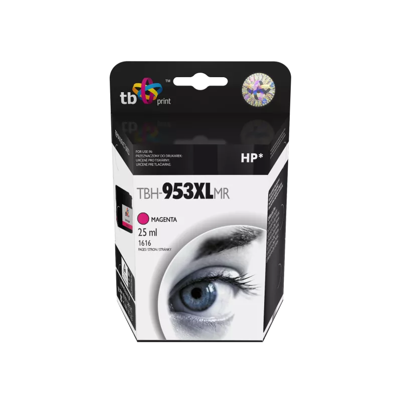 Ink HP jaoks OJ 8710 AiO TBH-953XLMR magenta refabrication