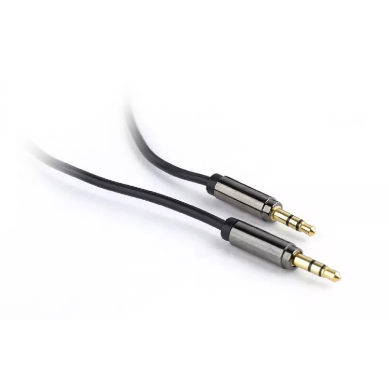 Gembird CCAP-444-1M Audiokaabel 3,5mm Must (CCAP-444-1M)