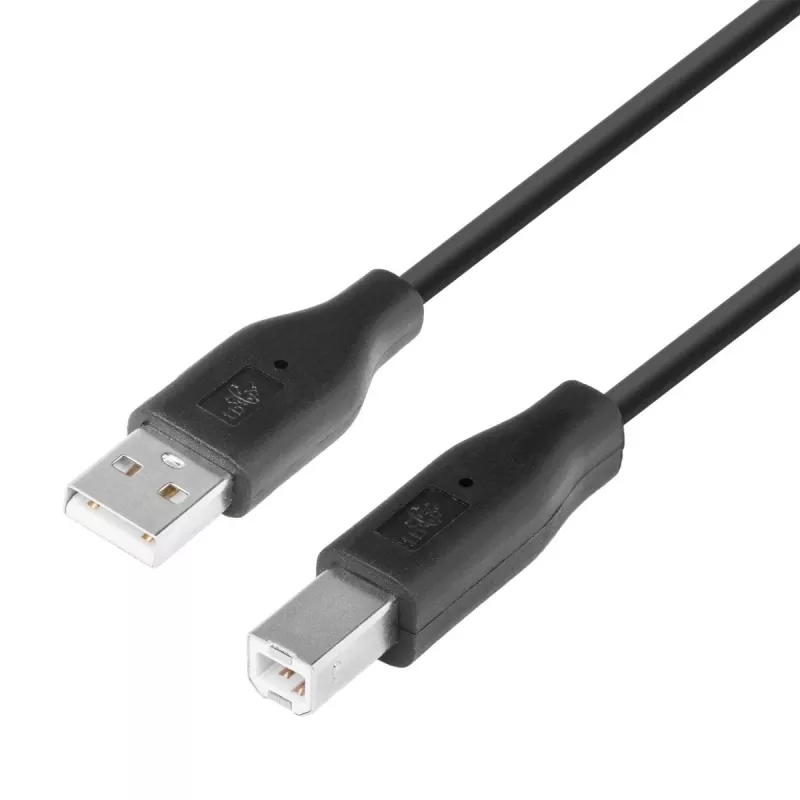 TB USB AM-BM kaabel 1.8 Must (AKTBXKU1PABW18B)