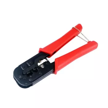 Gembird T-WC-04 kaabel Crimper Crimping Tool Must, Punane