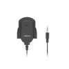 Klambriga mikrofon NATEC NMI-1352, juhtmega 3,5 mm, tundlikkus -58 dB, 50–16000 Hz, 1,8 m kaabel, 20 g