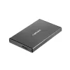NATEC RHINO GO korpus USB 3.0 2,5-tollisele SATA HDD/SSD-le, must alumiinium