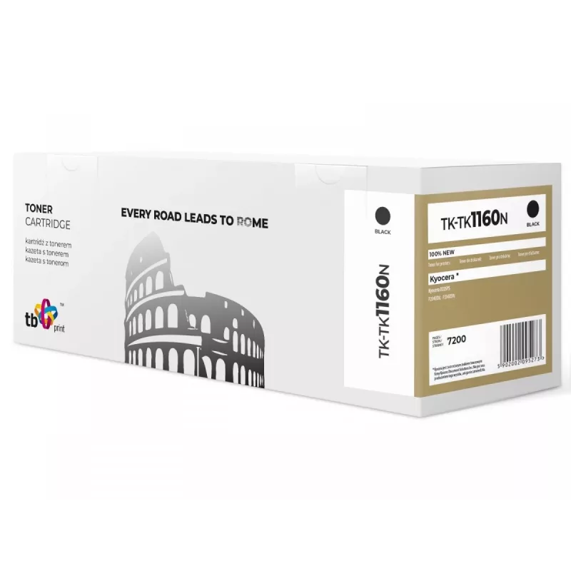 Toner Kyocera TK-1160 must TK-TK1160N 100% uus