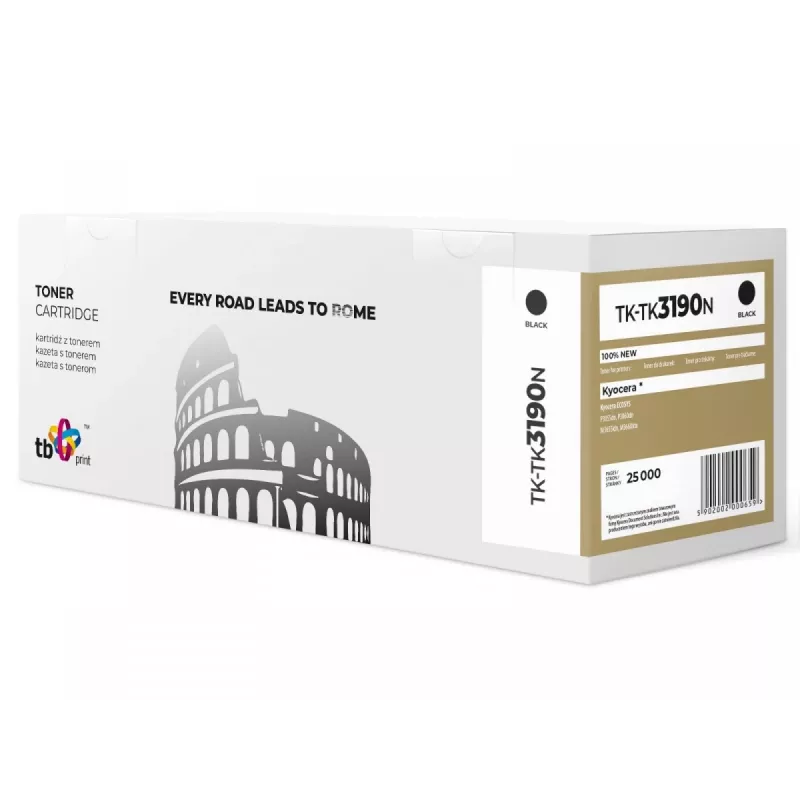 Toner TB Ühilduv KyoceraTK-3190, Must, uus