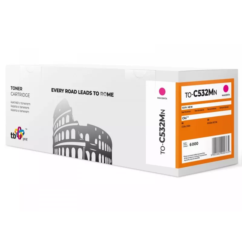 Toner TB Ühilduv C532 to-C532MN MA 100% uus