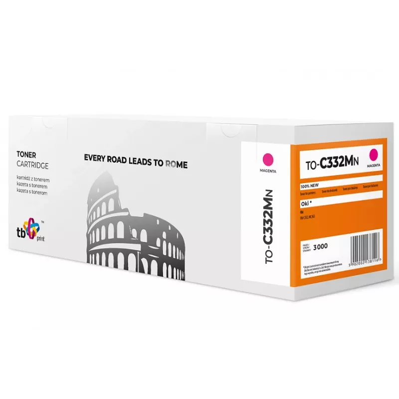 Toner TB Ühilduv OKI C332 to-C332MN MA