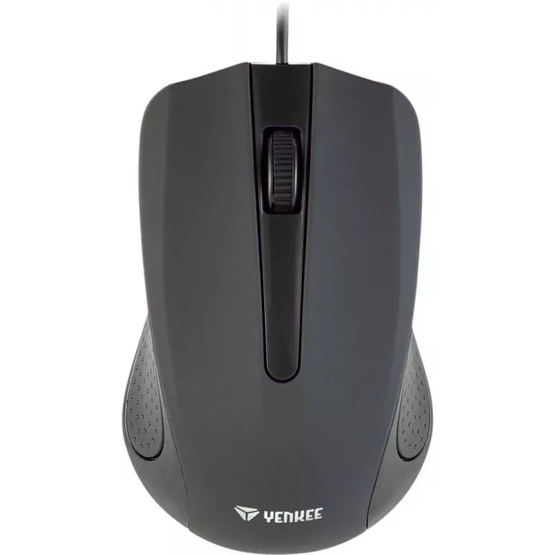 USB-juhtmega hiir, 3 nuppu, kummeeritud pind, 1000DPI