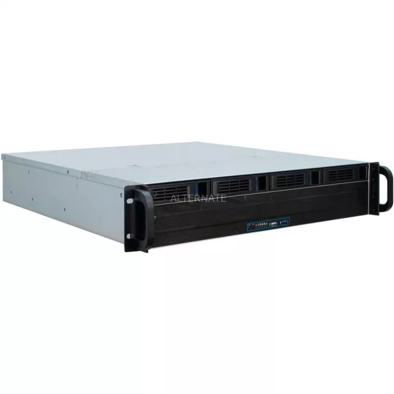 Server Case Inter-Tech 2U 2404L Rack Must, hall