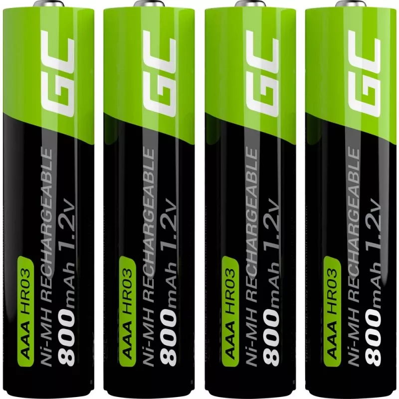Taaslaetav aku roheline Cell GR04 AAA NiMH 1,2 V 800 mAh 4 tk