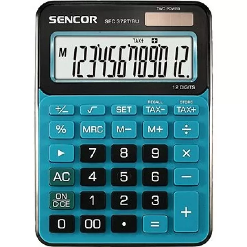 Kalkulaator SEC 372BU Laua, 12-kohaline LCD