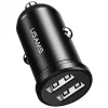 Autolaadija usams USA000867 — Kaks USB 2×2,4A, Must